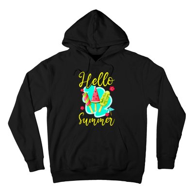 Ice Cream Popsicle Hello Summer Hoodie