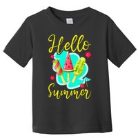 Ice Cream Popsicle Hello Summer Toddler T-Shirt