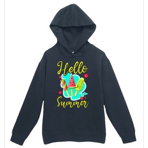 Ice Cream Popsicle Hello Summer Urban Pullover Hoodie