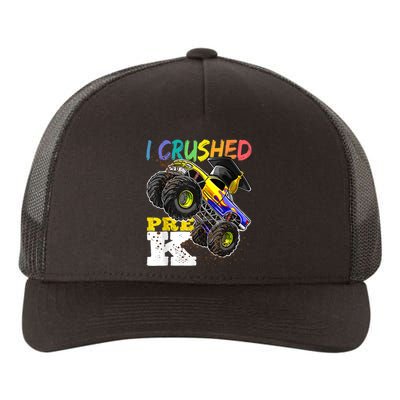 I Crushed Pre K Monster Truck Graduation Cap Tee Gift Boy Yupoong Adult 5-Panel Trucker Hat