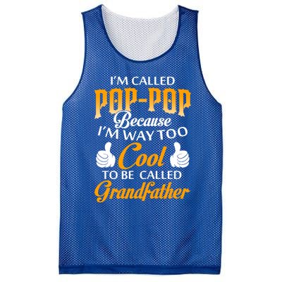 Im Called Poppop Gift Mesh Reversible Basketball Jersey Tank