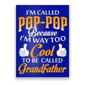 Im Called Poppop Gift Poster