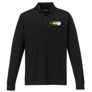 Indian Cricket Player Team Cricket Fans India Cricket Performance Long Sleeve Polo