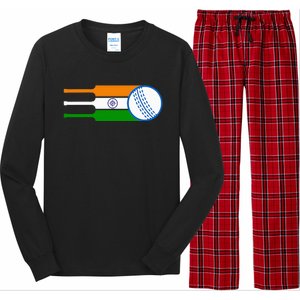 Indian Cricket Player Team Cricket Fans India Cricket Long Sleeve Pajama Set