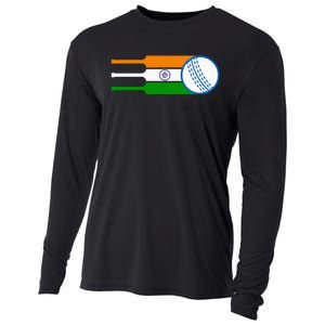 Indian Cricket Player Team Cricket Fans India Cricket Cooling Performance Long Sleeve Crew