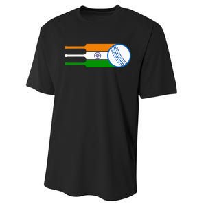 Indian Cricket Player Team Cricket Fans India Cricket Performance Sprint T-Shirt