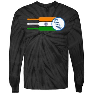 Indian Cricket Player Team Cricket Fans India Cricket Tie-Dye Long Sleeve Shirt