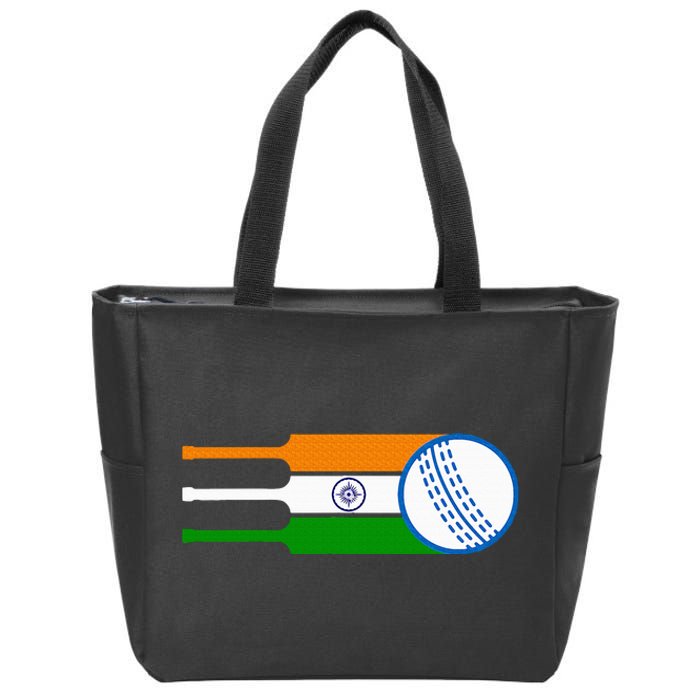 Indian Cricket Player Team Cricket Fans India Cricket Zip Tote Bag