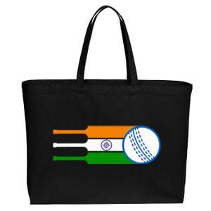 Indian Cricket Player Team Cricket Fans India Cricket Cotton Canvas Jumbo Tote