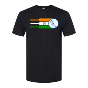 Indian Cricket Player Team Cricket Fans India Cricket Softstyle CVC T-Shirt