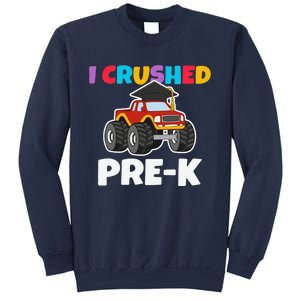 I Crushed PreK Monstertruck Graduate Preschool Graduation Sweatshirt