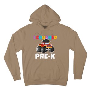 I Crushed PreK Monstertruck Graduate Preschool Graduation Hoodie