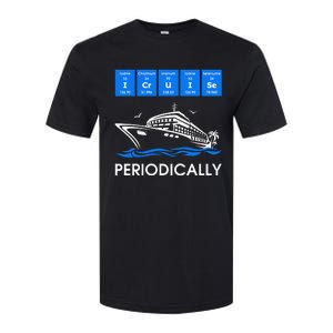 I Cruise Periodically Periodic Funny Cruising Trip Ship Boat Softstyle CVC T-Shirt