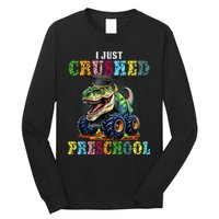 I Crushed Preschool Monster Truck Graduation Long Sleeve Shirt