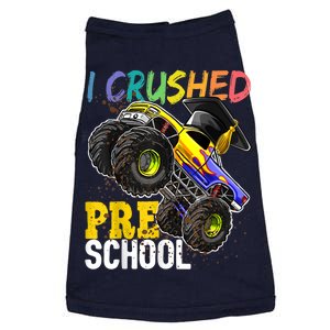 I Crushed Preschool Monster Truck Graduation Cap Gift Boys Doggie Tank