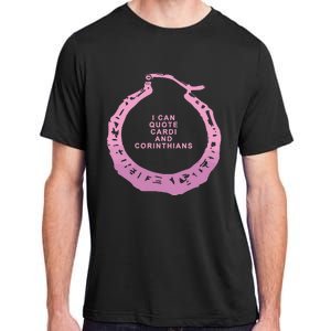 I Cant Quote Cardi And Corinthians Adult ChromaSoft Performance T-Shirt