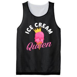 Ice Cream Queen Ice Cream Lover Gelato Sweet Tooth Mesh Reversible Basketball Jersey Tank