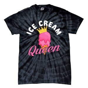 Ice Cream Queen Ice Cream Lover Gelato Sweet Tooth Tie-Dye T-Shirt