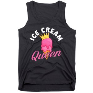 Ice Cream Queen Ice Cream Lover Gelato Sweet Tooth Tank Top