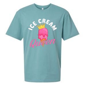 Ice Cream Queen Ice Cream Lover Gelato Sweet Tooth Sueded Cloud Jersey T-Shirt