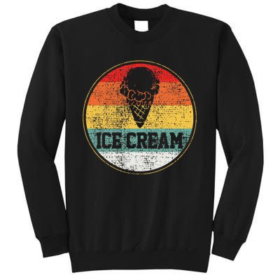 Ice Cream Retro Vintage Summer Treats Cool Sweatshirt