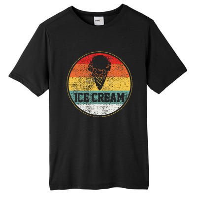 Ice Cream Retro Vintage Summer Treats Cool Tall Fusion ChromaSoft Performance T-Shirt