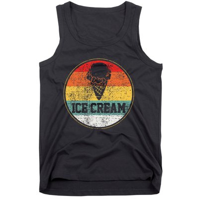 Ice Cream Retro Vintage Summer Treats Cool Tank Top