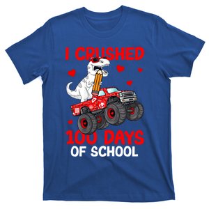 I Crushed Retro 100 Days Of School Dinosaur T Rex Smarter Great Gift T-Shirt