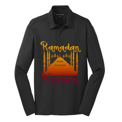 Islamic Celebration Ramadan Kareem Islam Arabic Ramadan Gift Silk Touch Performance Long Sleeve Polo