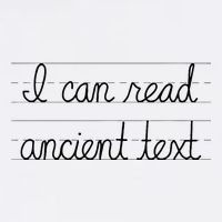 I Can Read Ancient Text Mousepad