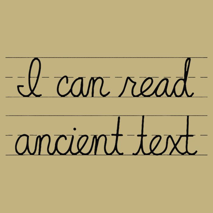 I Can Read Ancient Text Mousepad