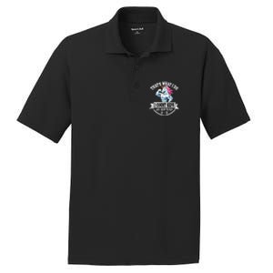 I Count Reps Funny Unicorn Workout Training PosiCharge RacerMesh Polo