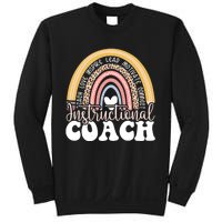 Instructional Coach Rainbow Leopard Academic Specialist Sweatshirt