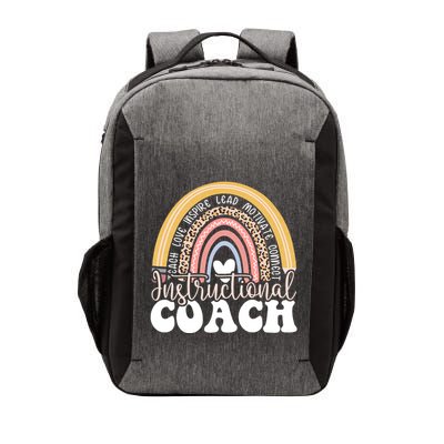 Instructional Coach Rainbow Leopard Academic Specialist Vector Backpack