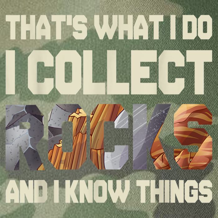 I Collect Rocks And I Know Things Geology Geologist Geode Legacy Tie Dye Trucker Hat