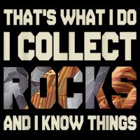 I Collect Rocks And I Know Things Geology Geologist Geode Drawstring Bag