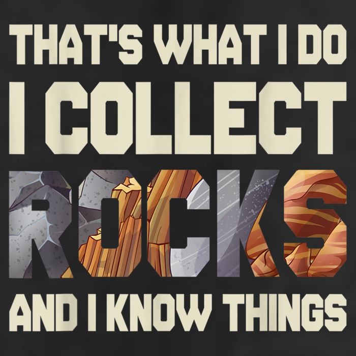 I Collect Rocks And I Know Things Geology Geologist Geode Golf Towel