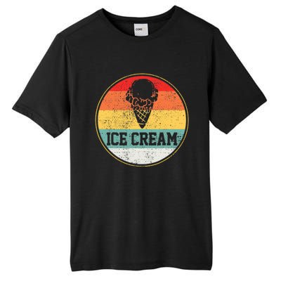 Ice Cream Retro Vintage Summer Treats Cone Cool Tee Tall Fusion ChromaSoft Performance T-Shirt