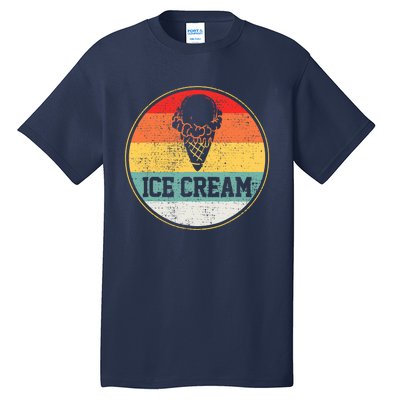 Ice Cream Retro Vintage Summer Treats Cone Cool Tee Tall T-Shirt