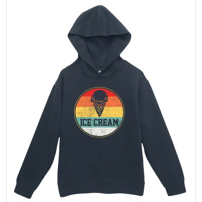 Ice Cream Retro Vintage Summer Treats Cone Cool Tee Urban Pullover Hoodie