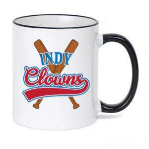 Indianapolis Clowns Retro Indy Baseball Fan Gift Idea Gift 11oz Black Color Changing Mug