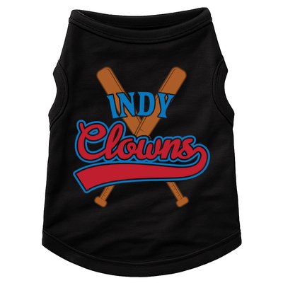 Indianapolis Clowns Retro Indy Baseball Fan Gift Idea Gift Doggie Tank