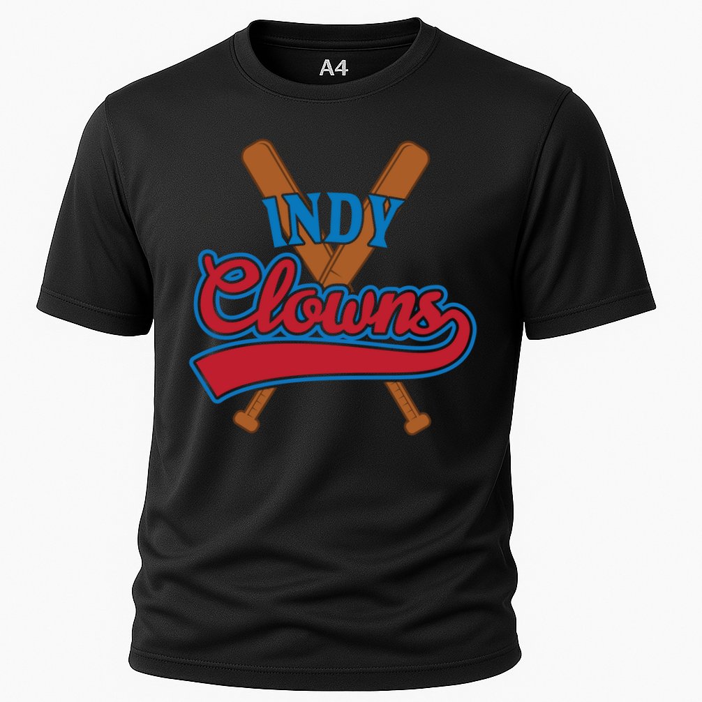 Indianapolis Clowns Retro Indy Baseball Fan Gift Idea Gift Cooling Performance Crew T-Shirt