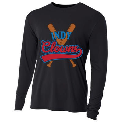 Indianapolis Clowns Retro Indy Baseball Fan Gift Idea Gift Cooling Performance Long Sleeve Crew