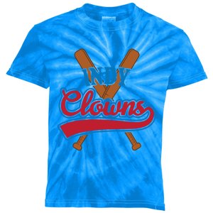 Indianapolis Clowns Retro Indy Baseball Fan Gift Idea Gift Kids Tie-Dye T-Shirt