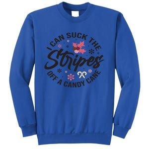 I Can Suck The Stripes Of A Candy Cane Christmas Holiday Gift Sweatshirt