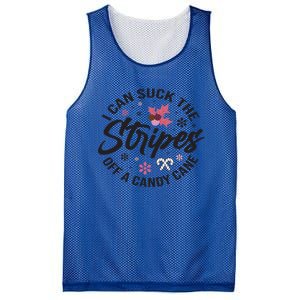 I Can Suck The Stripes Of A Candy Cane Christmas Holiday Gift Mesh Reversible Basketball Jersey Tank