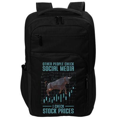 I Check Stock Prices Stock Option Trading Stock Analyst Impact Tech Backpack