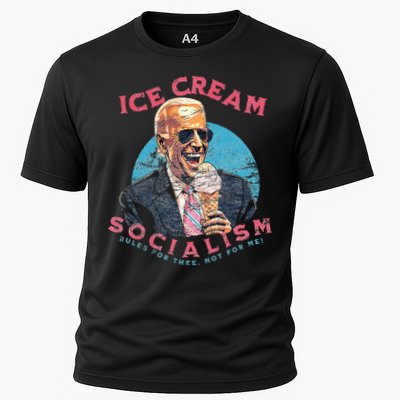 Ice Cream Socialism Rules for Thee Not for Me Joe Biden Performance Shirt