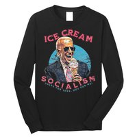 Ice Cream Socialism Rules for Thee Not for Me Joe Biden Long Sleeve Shirt